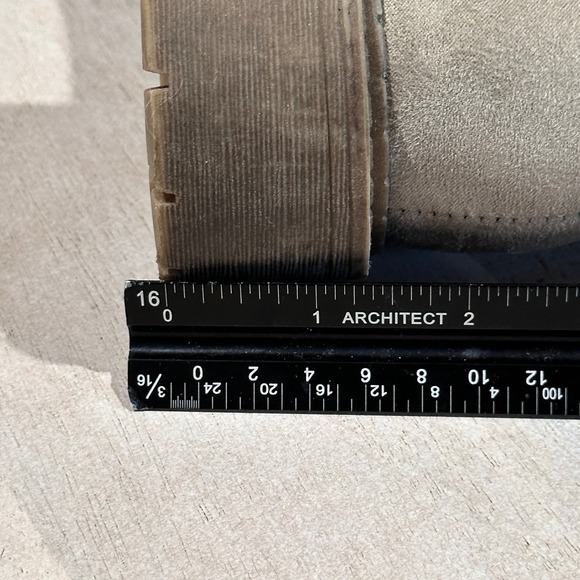 Crown Vintage Antigo Ankle Boots Womens 8M Lined Lace Zip Taupe Tan Combat Boots - Picture 13 of 16